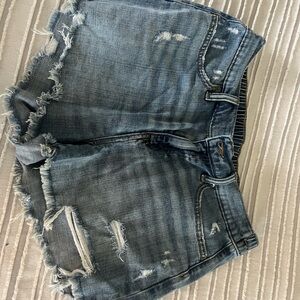 Aerie Blue Denim Shorts